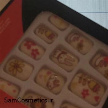 ناخن مصنوعی ژله ای کودکانه آی ایکس | ix طرح خرگوش 12 عددی