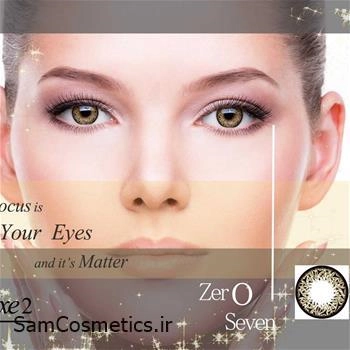 لنز رنگی فصلی ZeroSeven رنگ gold lux 2 - 302