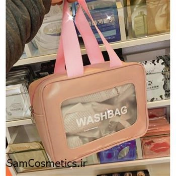 wash bag صورتی