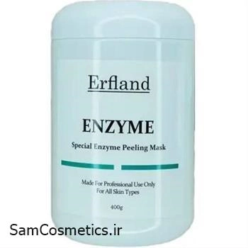 ماسک صورت پودری پیلینگ آنزیمی ارفلند | erfland حجم 400 گرمی