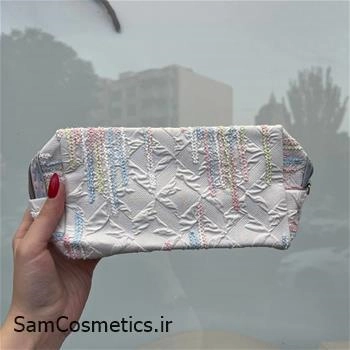 کیف لوازم آرایشی ابر و بادی کد 82 رنگ سفید