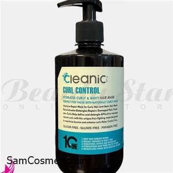 شامپو بدون سولفات موهای فر کلینیک | cleanic حجم 550 میل