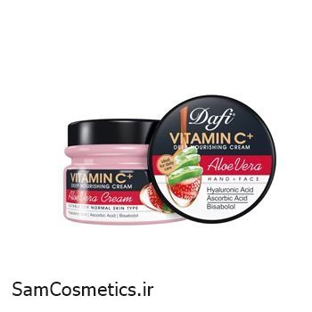کرم مرطوب کننده آلوئه ورا و ویتامین C دافی حجم 270 میل
