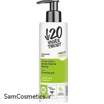 ژل شستشو ضد باکتری آندر تونتی | UNDER TWENTY حجم 190 میل