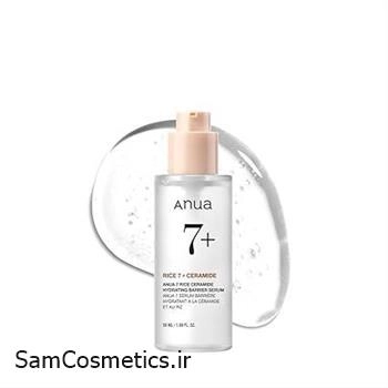 سرم آبرسان و تقویت‌ کننده سد دفاعی پوست برنج و سراماید +7 آنوا | Anua حجم 30 میل