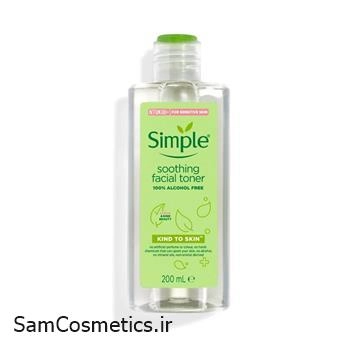 تونر تسکین دهنده سیمپل | Simple حجم 200 میل