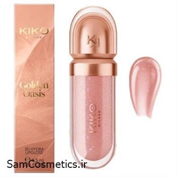 برق لب (لیپ گلاس) اورجینال کیکو | KIKO مدل Golden Oasis کد 02
