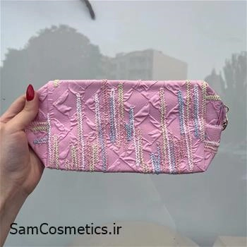 کیف لوازم آرایشی ابر و بادی کد 82 رنگ صورتی