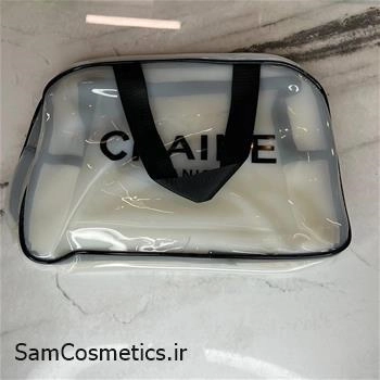 کیف استخری کوچک CHAINE Panis کد 38 رنگ سفید مشکی