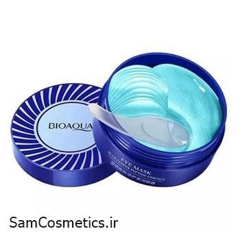 ماسک پچ زیر و روی چشم بیوآکوا | Bioaqua مدل پپتاید مس آبی بسته 60 عددی