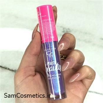 برق لب گلدن رز | Golden Rose مدل Miss Beauty Diamond Shine 3D رنگ 02 (Mystic) حجم 6 میل