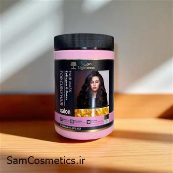 ماسک مو داخل حمام صورتی لایتنس | Lightness مخصوص موهای فر و حالت دار