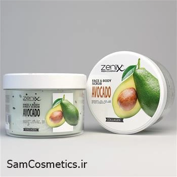 اسکراب (لایه بردار) صورت و بدن زنیکس | Zenix مدل آووکادو حجم 275 میل