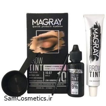 کیت رنگ ابرو ماگرای | Magray شماره 5.0 (قهوه ای روشن) حجم 30 میل