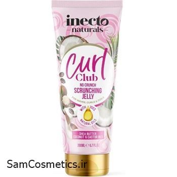 ژل مو فر اینکتو | Inecto سری Curl حاوی عصاره نارگیل حجم 200 میل