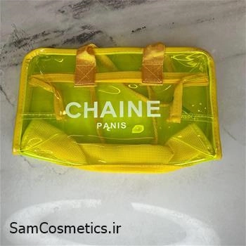 کیف استخری CHAINE Panis کد 39 رنگ زرد فسفری