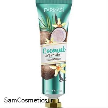 کرم دست فارماسی | Farmasi رایحه نارگیل و وانیل حجم 30 میل