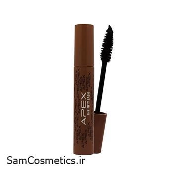 ریمل قهوه ای اپکس حجم دهنده و بلند کننده مدل infinity lash حجم 13 میل