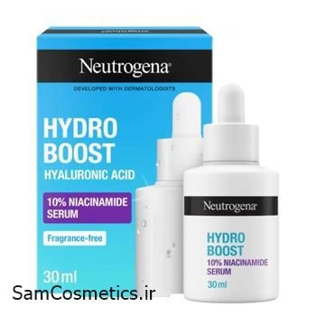 سرم نیاسین آمید 10% و هیالورونیک اسیدنوتروژینا | Neutrogena مدل Hydro Boost حجم 30 میل