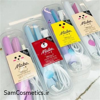 اتو مو مسافرتی MAKE TIME رنگ آبی