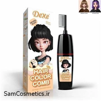 شامپو رنگ مو شانه دار دکسی | Dexe کد Natural Black حجم 200 میل