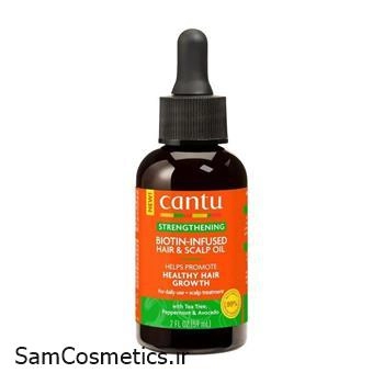 روغن‌ تقویت و محرک رشد موی بیوتین کنتو | Cantu حجم 59 میل