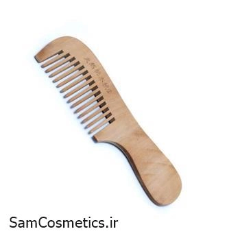 شانه چوبی دسته دار بامبو