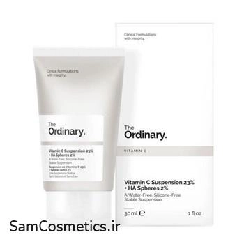 کرم ضد لک ویتامین سی 23% + هیالورونیک اسید 2% اوردینری 30 میل