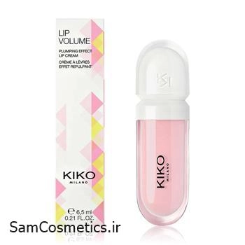برق لب (لیپ گلاس) حجم دهنده اورجینال کیکو | KIKO مدل Volume Plumping کد 01 (Tutu Rose)