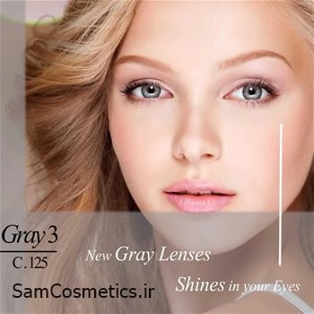 لنز رنگی فصلی ZeroSeven رنگ gray 3 - 125