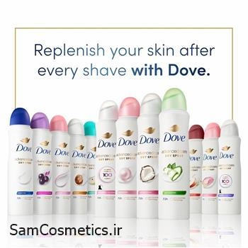 اسپری ضد تعریق زنانه داو | Dove مدل GO FRESH رایحه انار حجم 150 میل