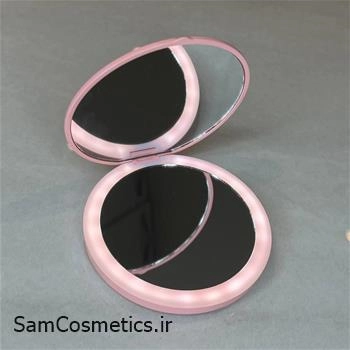 آینه تاشو LED دار جیبی