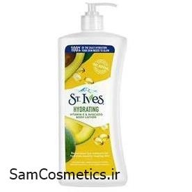 لوسیون بدن سینت ایوز | St.Ives مدل آبرسان عصاره آووکادو و ویتامین E حجم 621 میل