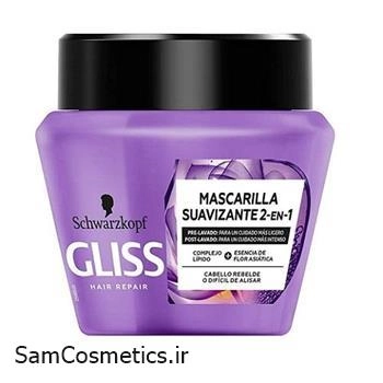 ماسک مو داخل حمام 2 در 1 گلیس | Gliss موهای وز حجم 300 میل