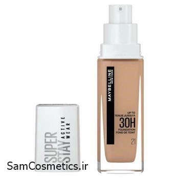 کرم پودر میبلین سری Super Stay شماره 21-Nude Beige