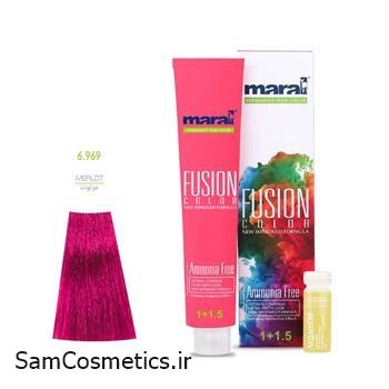 رنگ مو فیوژن کالر مارال 7/969 رنگ مرلوت