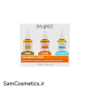 پک 3 عددی سرم پوست بالانس | BALANCE روشن کننده، آبرسان و جوانساز