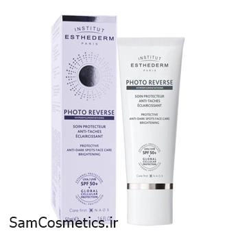 ضد آفتاب بی رنگ فوتوریورس استادرم | Esthederm ضد لک و روشن کننده SPF50 حجم 50 میل